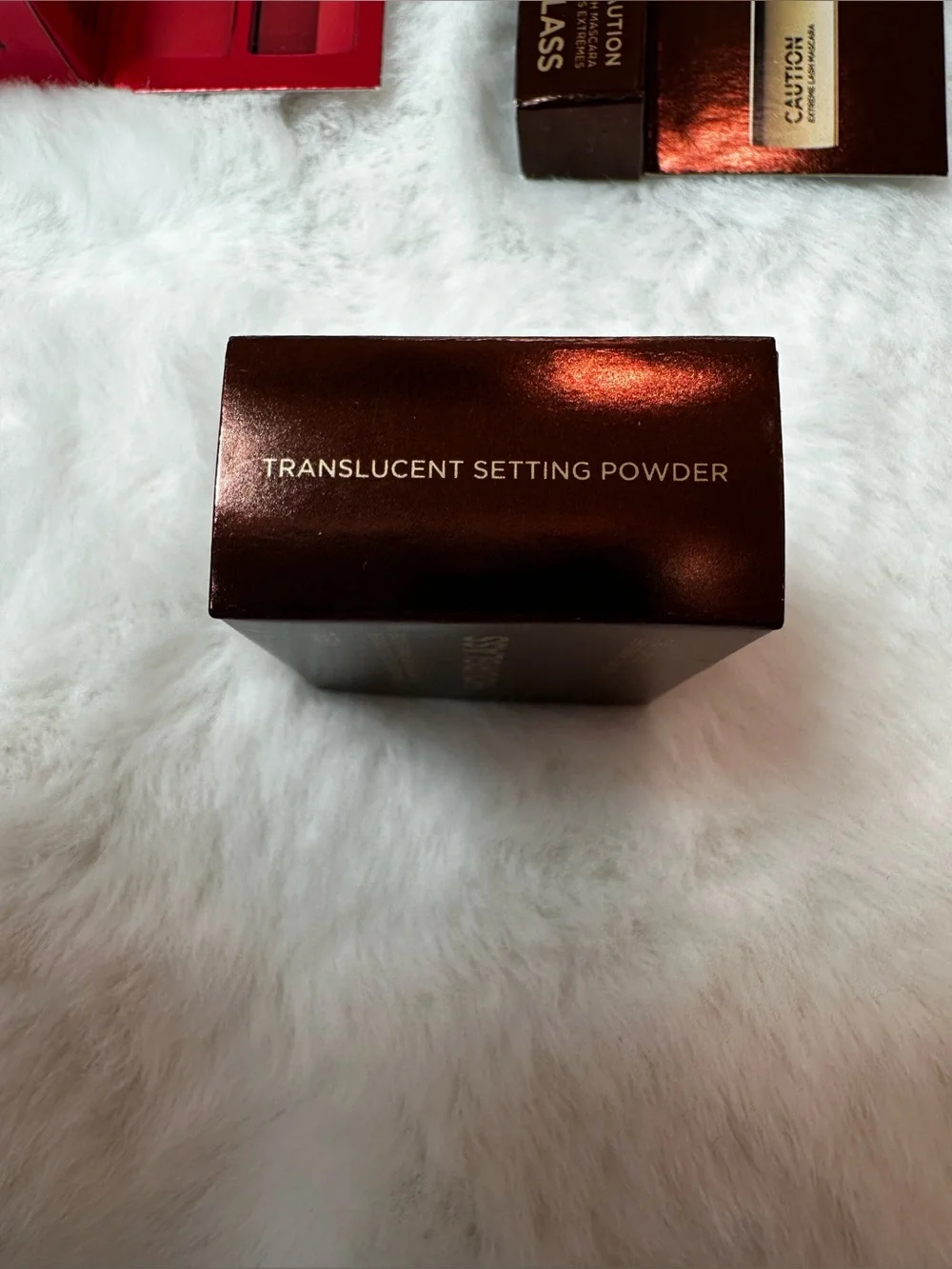 Hourglass Veil Translucent Setting Powder & Lipstick Duo - Gold and Red
